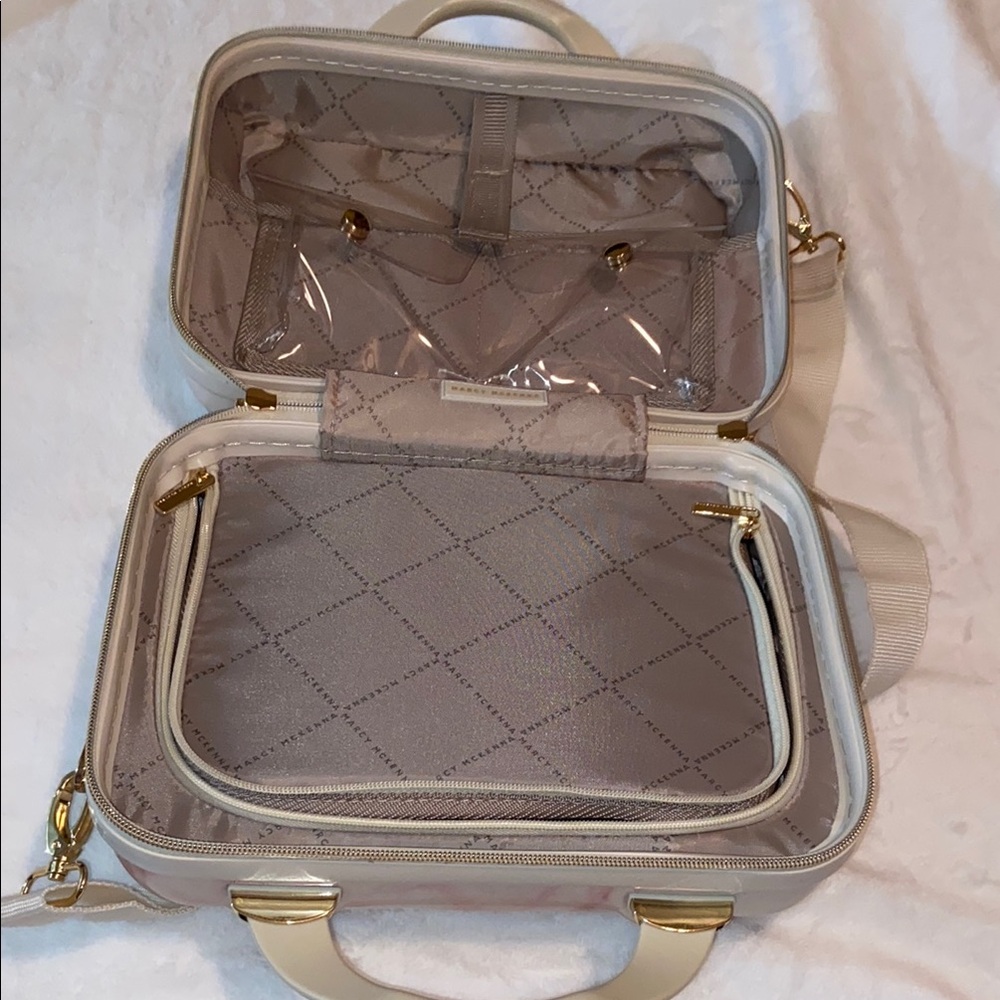 Elegant Cream and Pink Women's Bag - Picture 3 of 9